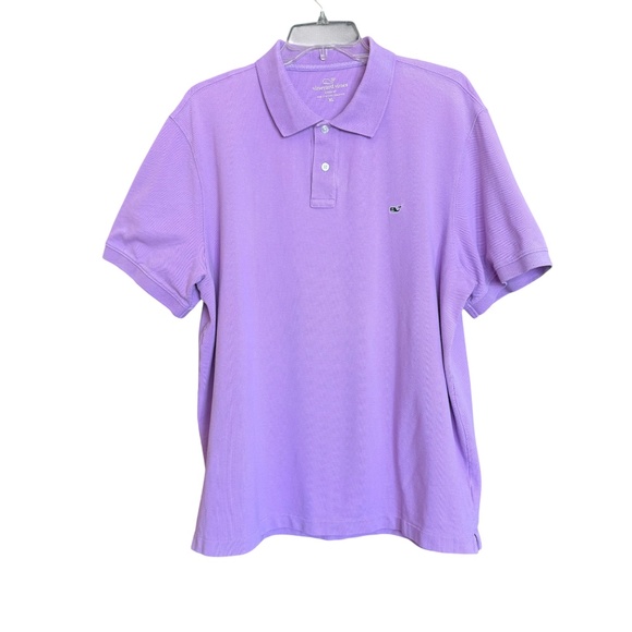 Vineyard Vines Classic Fit Purple Cotton Polo Shirt Men’s Size XL - Picture 1 of 8